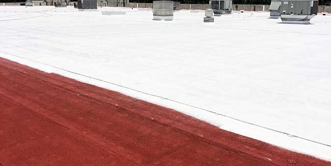 Interstate Commerce Roof Coating Project in Pompano Beach, FL