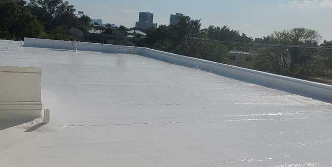 Roof Coating Project for Tudor House Condo, Miami, FL