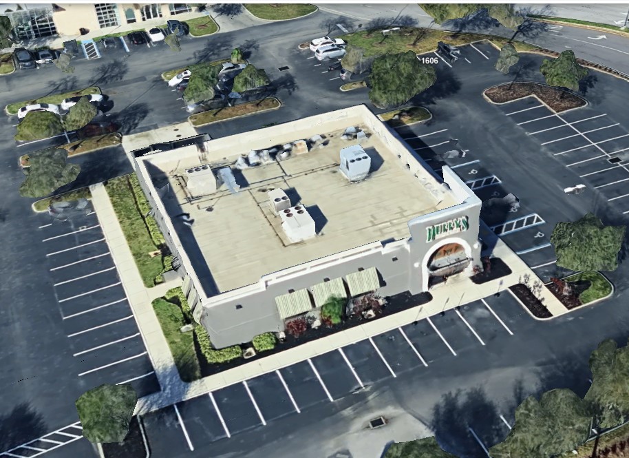 Exterior shot of a new Roof Restoration in Tampa Florida
